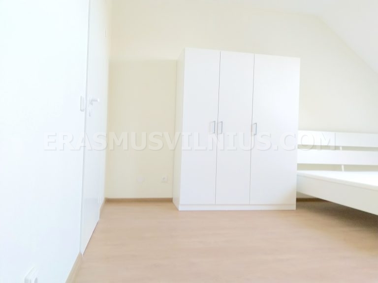 Room setup during flat renovation — desk and chair installation