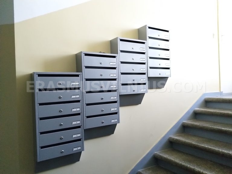 Skylight view of Vilnius old town church towers in summer