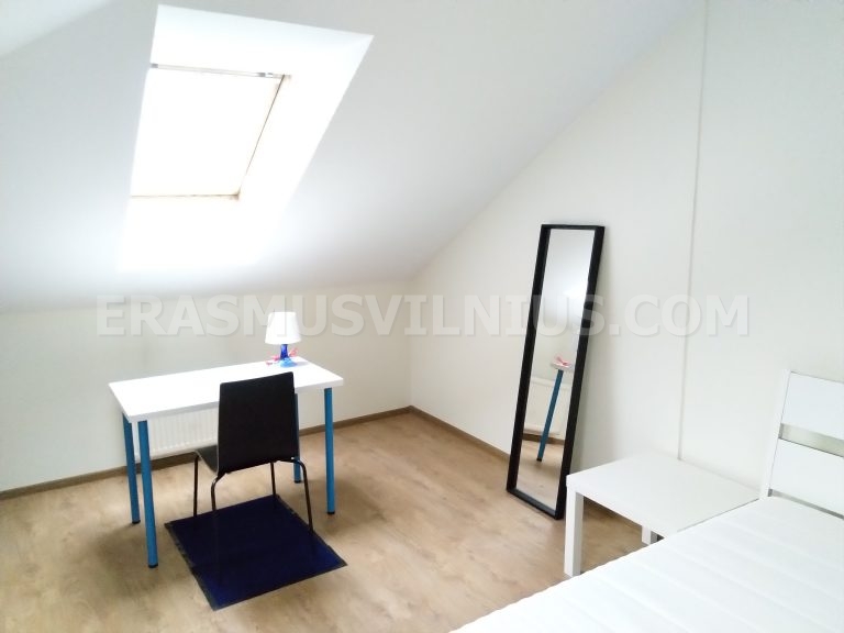 Shared common space in 6-bedroom student flat, Subačiaus gatvė Vilnius