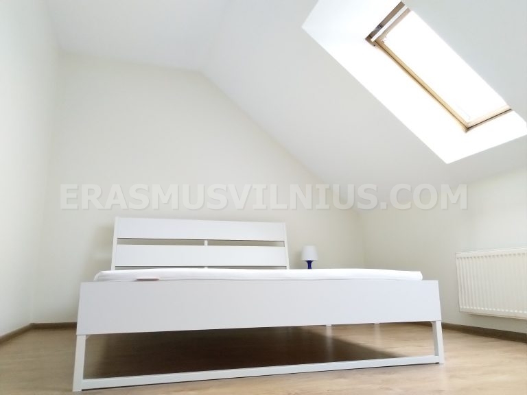 Kitchen storage cabinets and washing machine in Erasmus flat