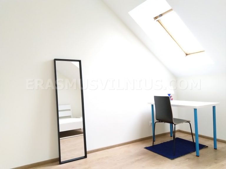 Stairway leading to attic flat on Subačiaus gatvė, Vilnius old town