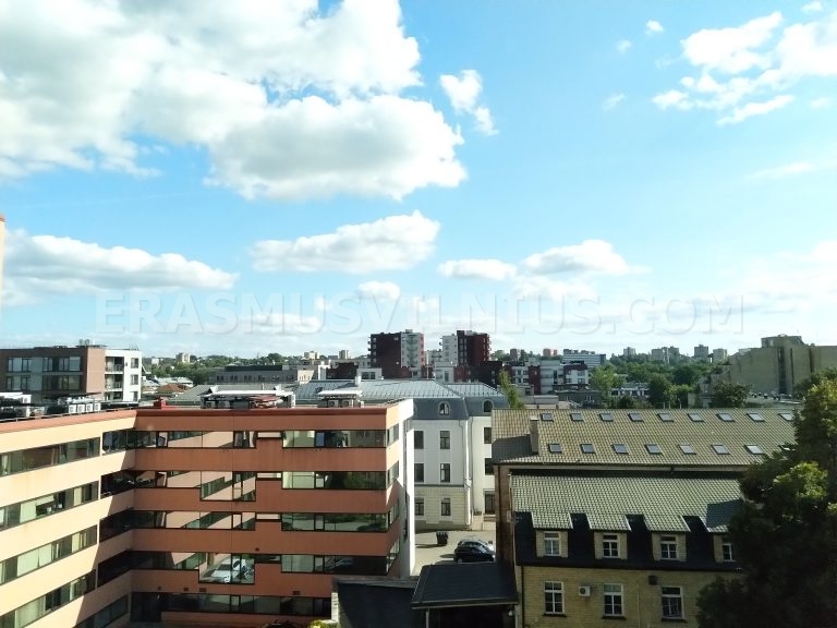 Furnished bedroom in 3-bedroom Erasmus flat near old town