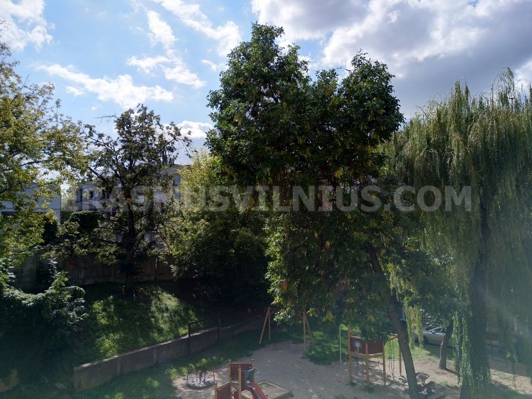 Building exterior on Kauno gatvė in Vilnius old town